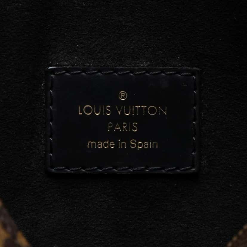 Louis Vuitton Monogram Patches City Pouch Brown Good condition - Box View