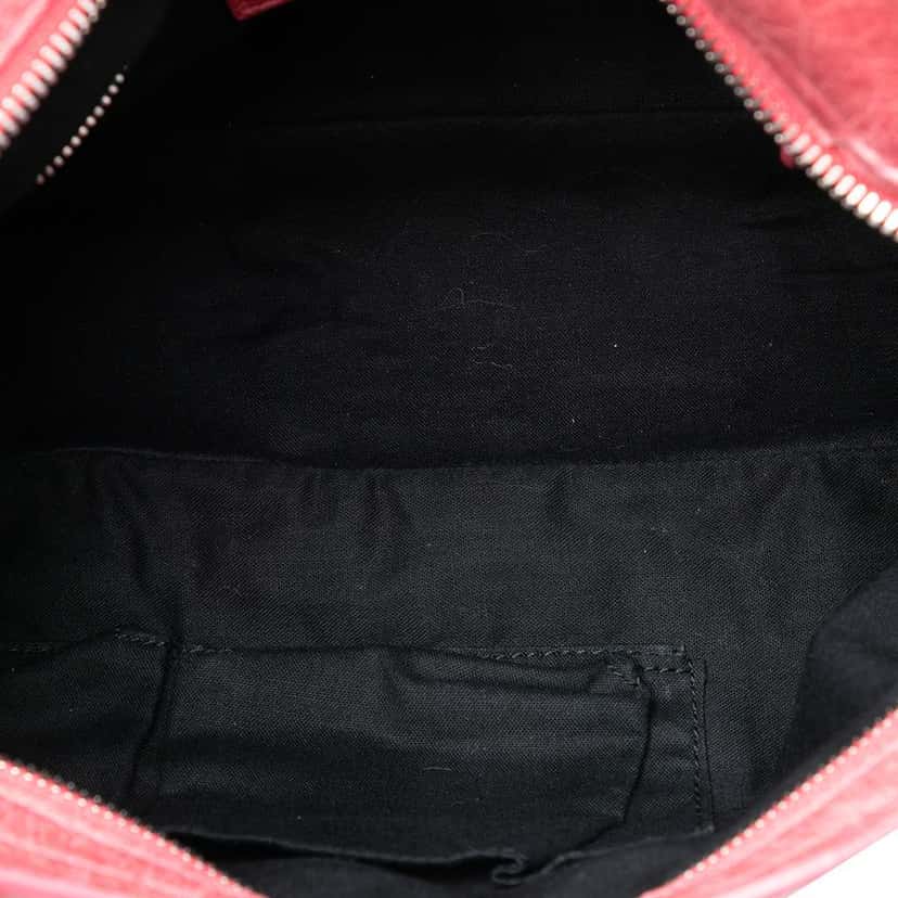 Balenciaga Lambskin Motocross Giant 12 Town Satchel Pink Leather Good condition - Model View