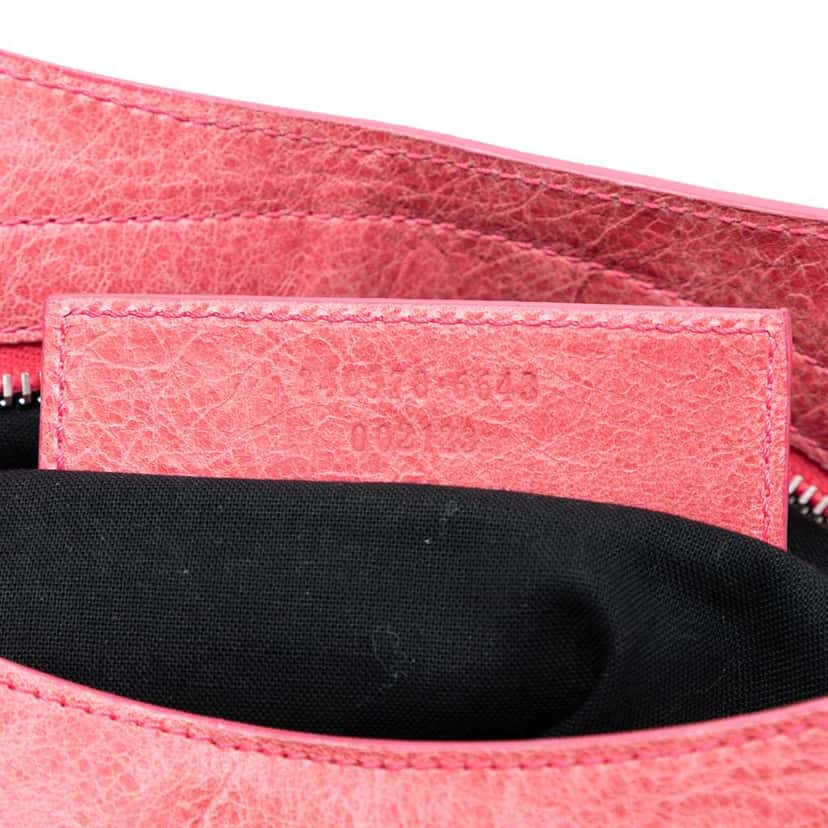 Balenciaga Lambskin Motocross Giant 12 Town Satchel Pink Leather Good condition - Box View