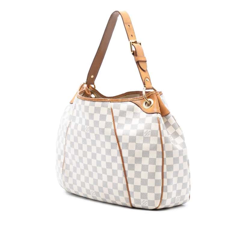 Louis Vuitton Damier Azur Galliera PM White Good condition - Back View