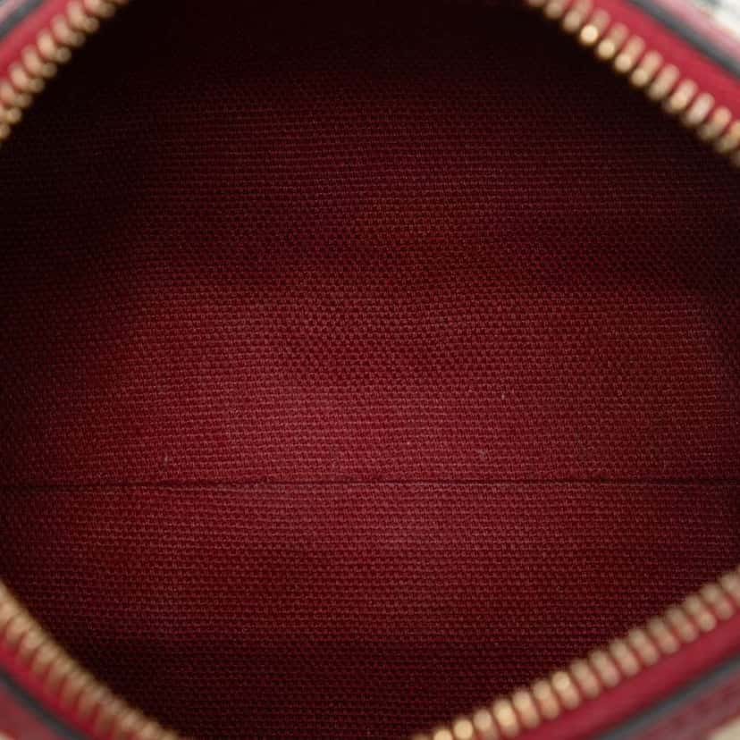 Burberry Mini Haymarket Check Coated Canvas Blaze Crossbody Brown Canvas Good condition - Model View