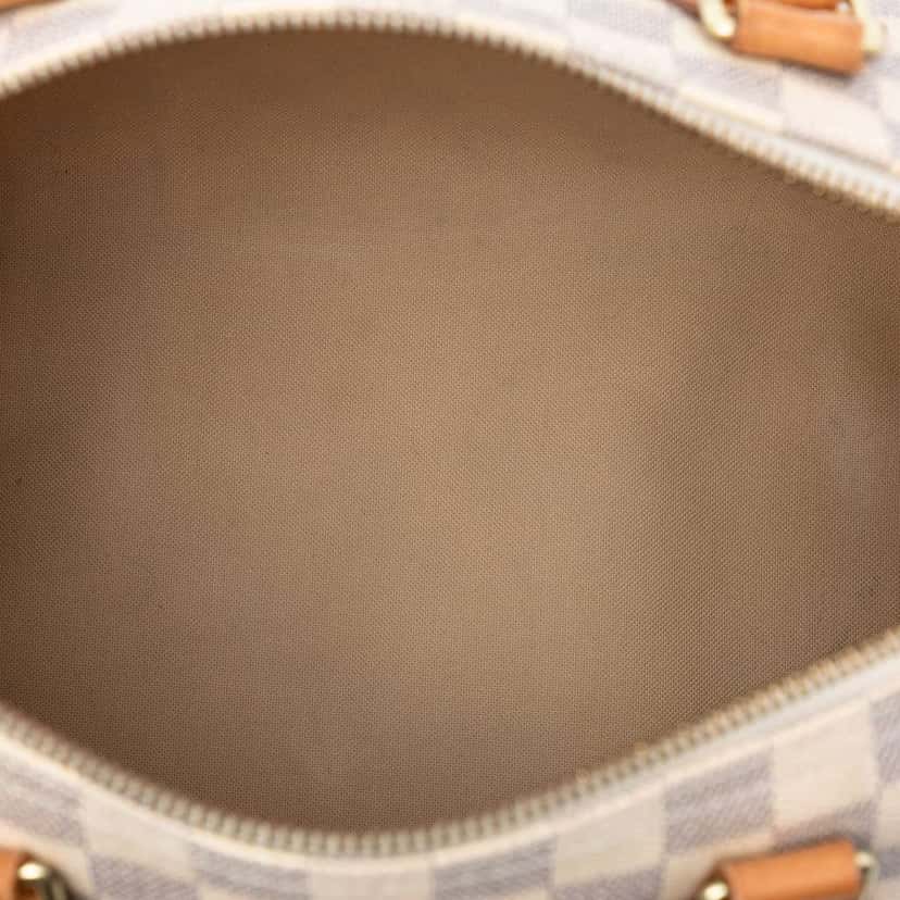 Louis Vuitton Damier Azur Speedy 30 White Good condition - Model View