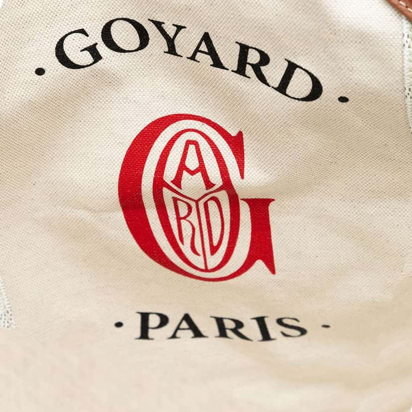 Goyard Goyardine Reversible Belharra Tote White Canvas Good condition - Box View