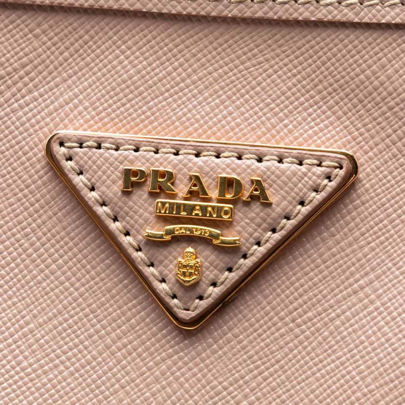 Prada Saffiano Lux Shopping Tote Pink Leather Very good condition - Box View