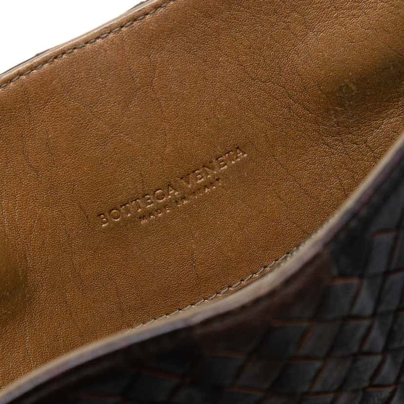 Bottega Veneta Nappa Intrecciato Club Fume Briefcase Brown Leather Good condition - Box View