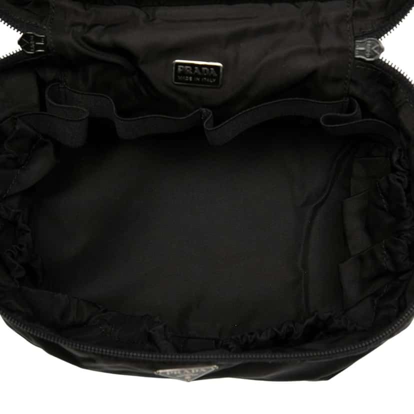 Prada Tessuto Vanity Bag Black Very good condition - Model View
