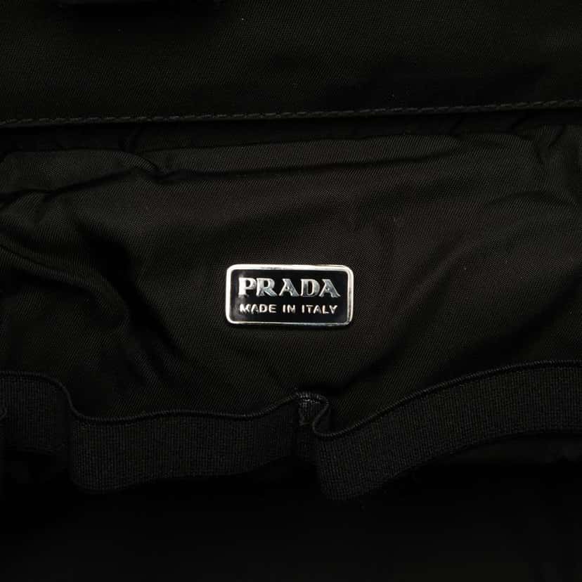 Prada Tessuto Vanity Bag Black Very good condition - Box View