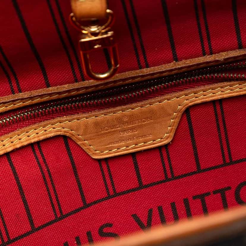 Louis Vuitton Monogram Neverfull MM Brown Good condition - Box View