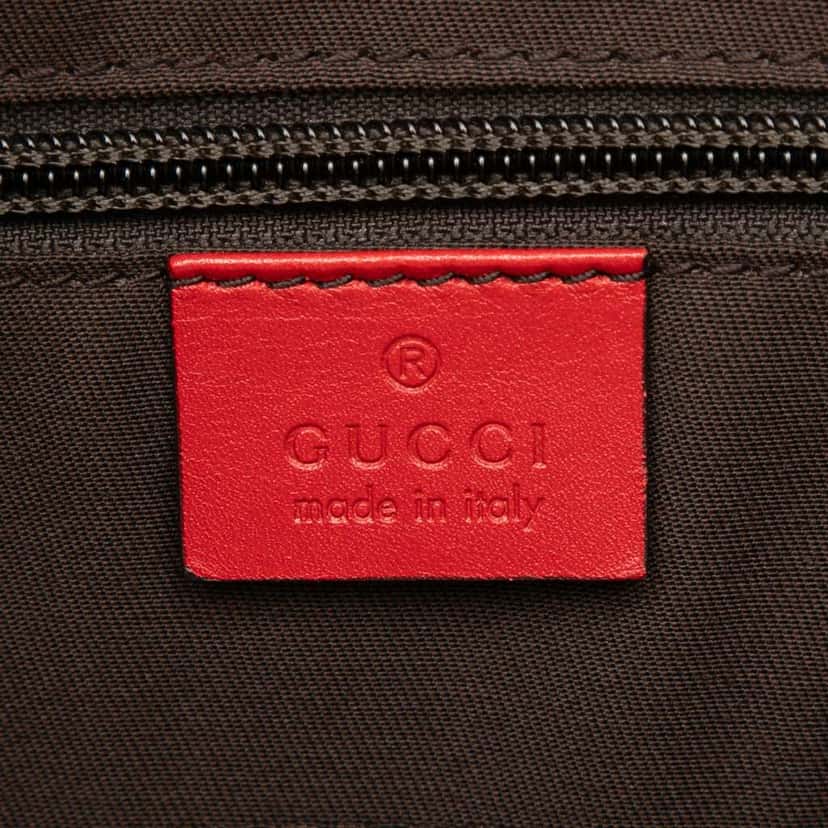 Gucci Guccissima Crossbody Red Leather Very good condition - Box View