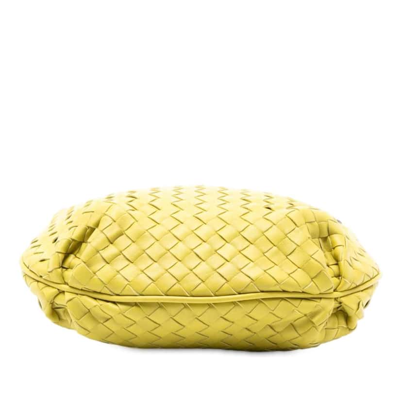 Bottega Veneta Nappa Intrecciato Crossbody Yellow Leather Very good condition - Inside View
