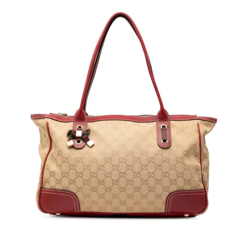 Gucci GG Canvas Princy Shoulder Bag Brown Canvas Good condition - Front View