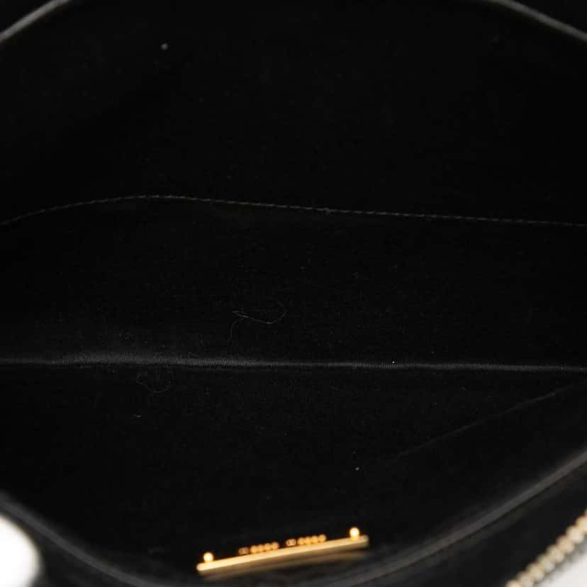 Miu Miu Studded Leather Zip Clutch Black Leather Very good condition - Model View