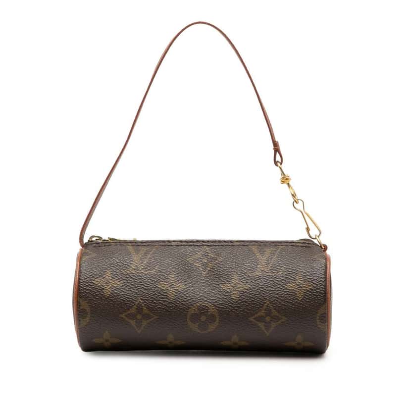 Louis Vuitton Monogram Papillon Pochette Brown Good condition - Front View
