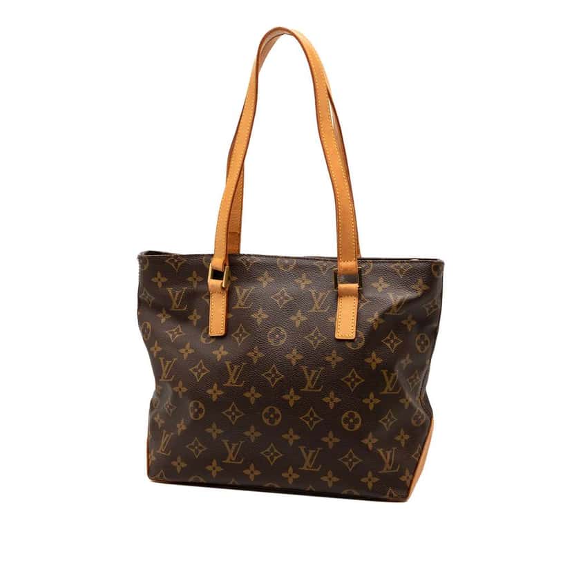 Louis Vuitton Monogram Cabas Piano Brown Very good condition - Back View