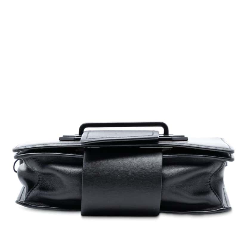 Prada City Calf Plex Ribbon Crossbody Black Leather Good condition - Inside View