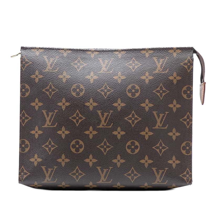Louis Vuitton Monogram Toiletry Pouch 26 Brown Good condition - Front View