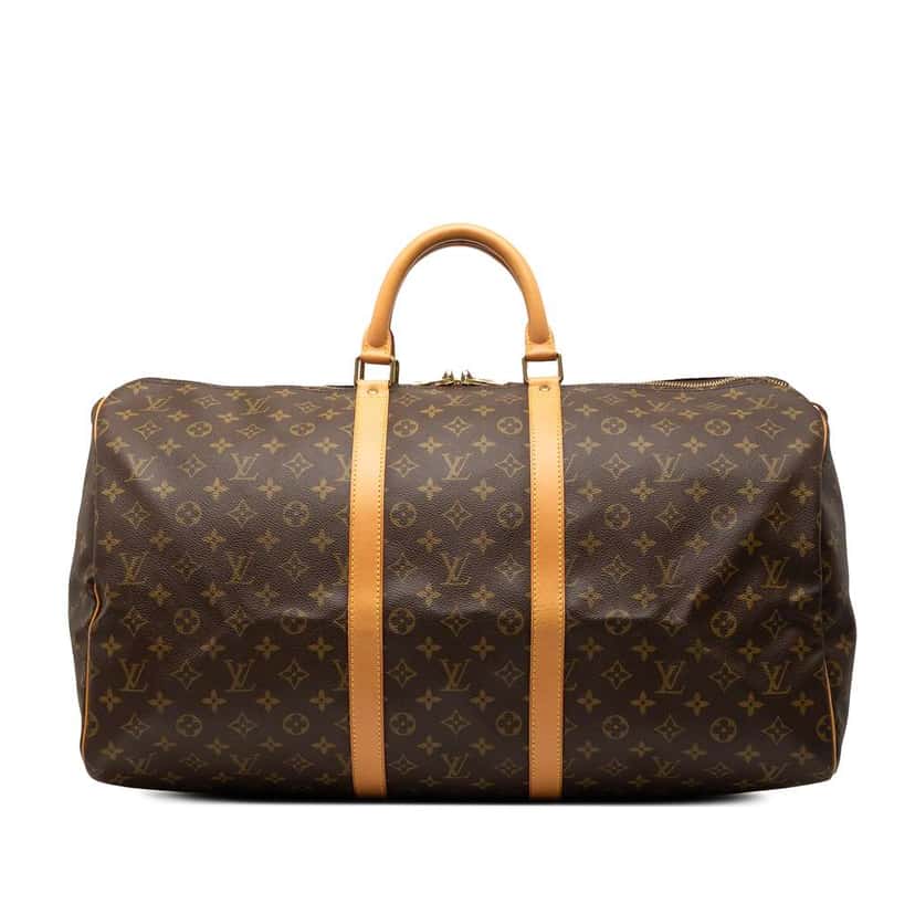 Louis Vuitton Monogram Keepall 55 Brown Very good condition - Front View