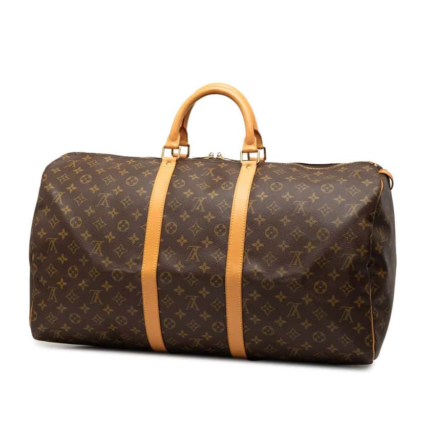 Louis Vuitton Monogram Keepall 55 Brown Very good condition - Back View