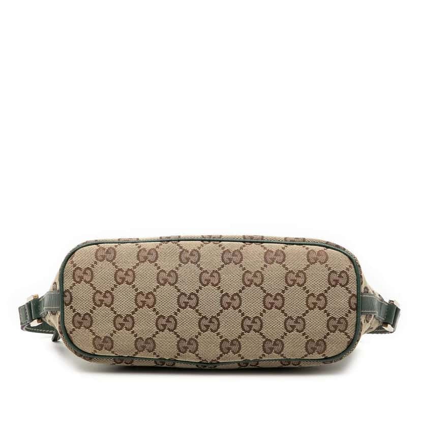 Gucci GG Canvas Web Boat Brown Canvas Good condition - Inside View