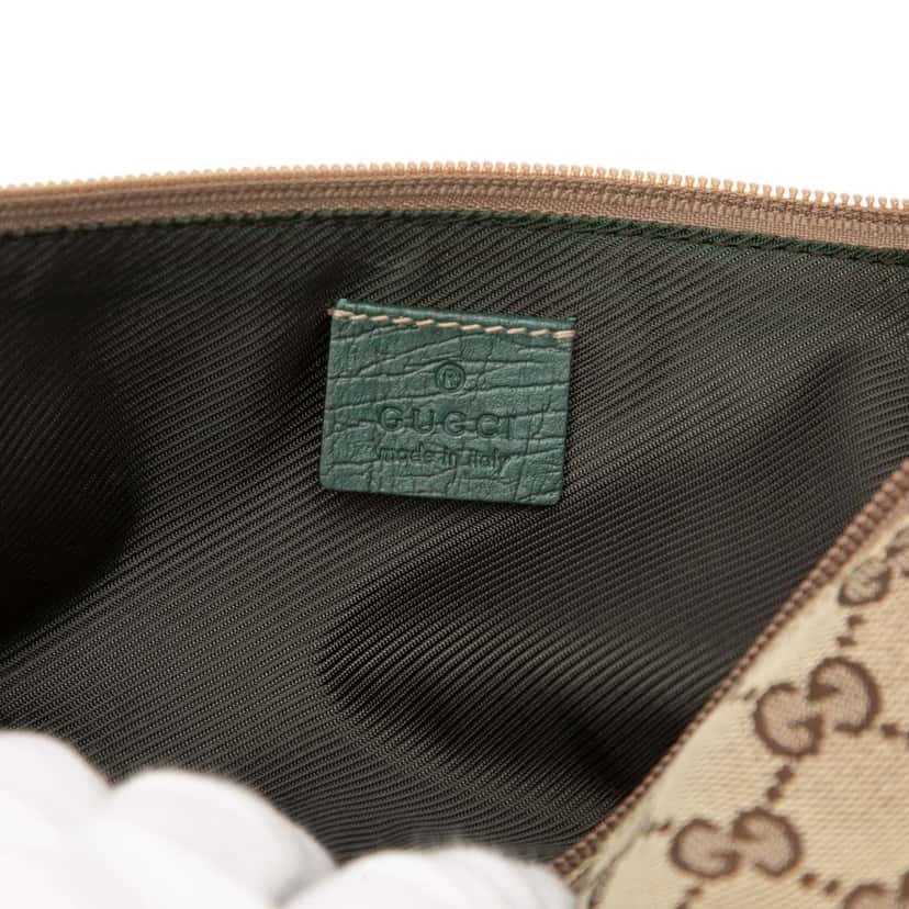 Gucci GG Canvas Web Boat Brown Canvas Good condition - Box View