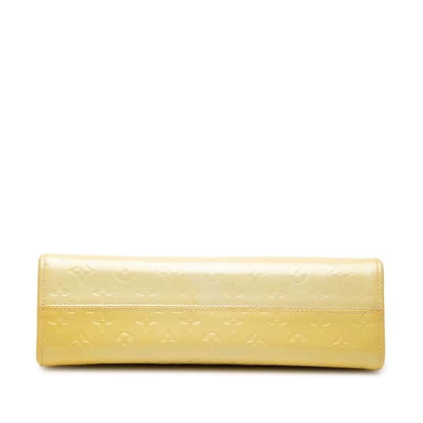 Louis Vuitton Monogram Vernis Roxbury Drive Yellow Leather Good condition - Inside View