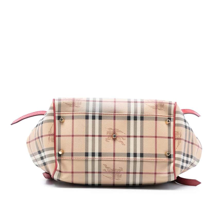 Burberry Small Haymarket Check Coated Canvas Canterbury Tote Brown Canvas Very good condition - Inside View