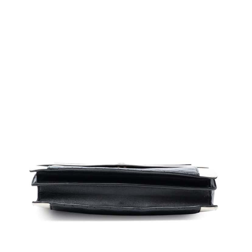 Saint Laurent Bicolor Quilted Lambskin Gaby Crossbody Black Leather Very good condition - Inside View