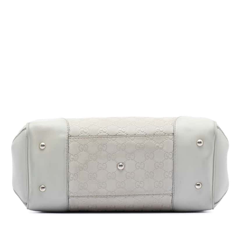 Gucci Guccissima Mayfair Tote White Leather Very good condition - Inside View