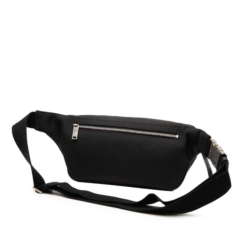 Saint Laurent Nylon City Belt Bag Black Good condition - Back View