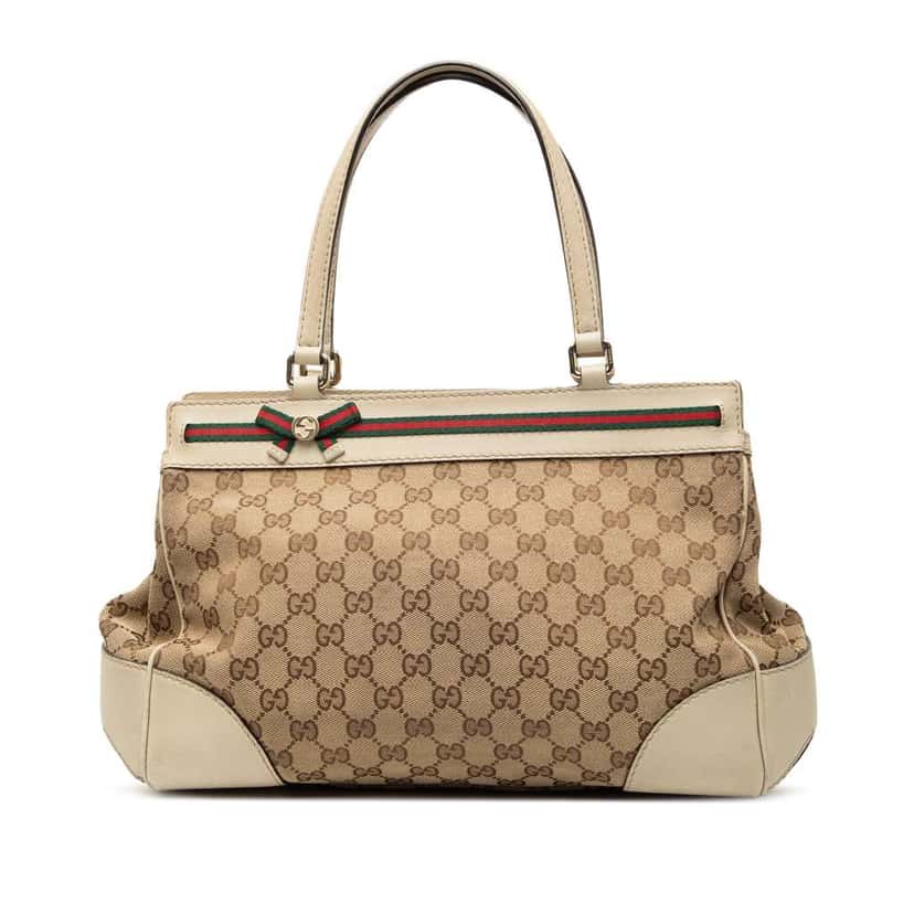 Gucci GG Canvas Mayfair Tote Brown Canvas Good condition - Front View