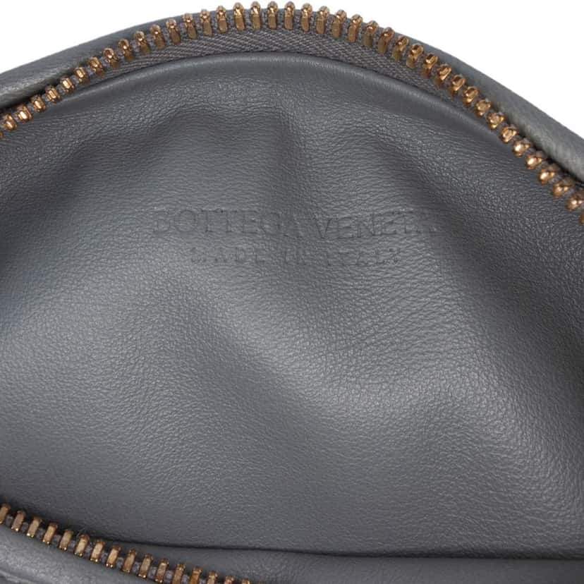 Bottega Veneta Mini Nappa Intrecciato Jodie Grey Leather Good condition - Box View