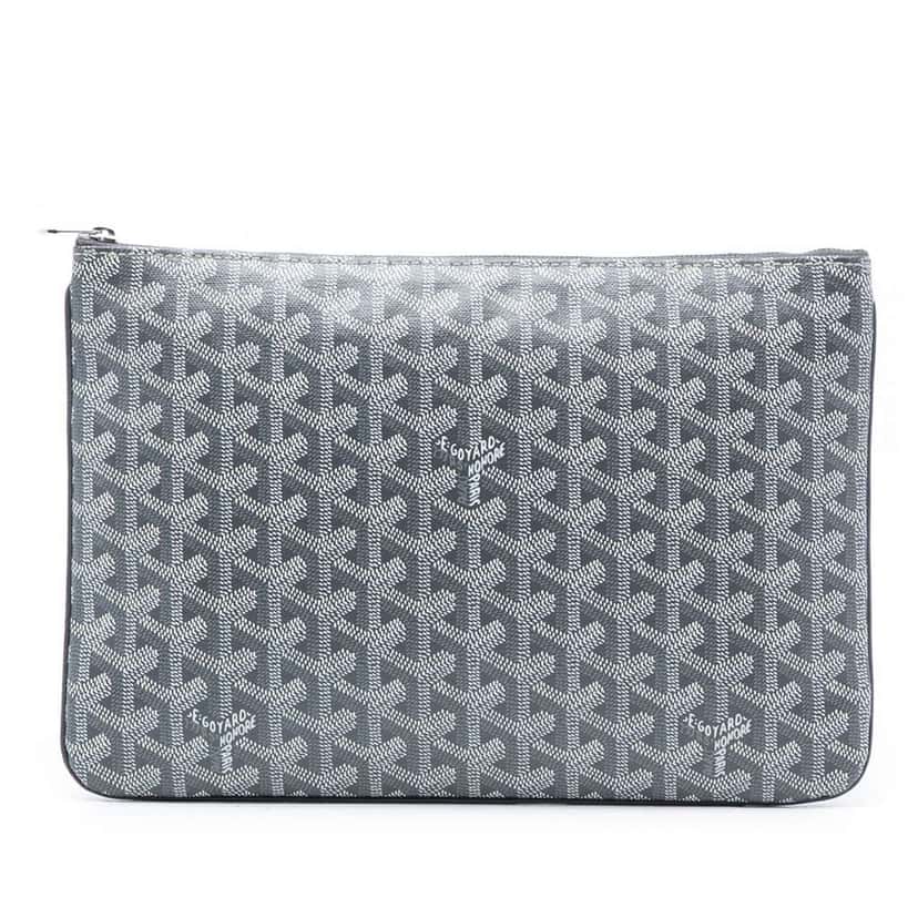 Goyard Goyardine Senat MM Grey Canvas Very good condition - Front View