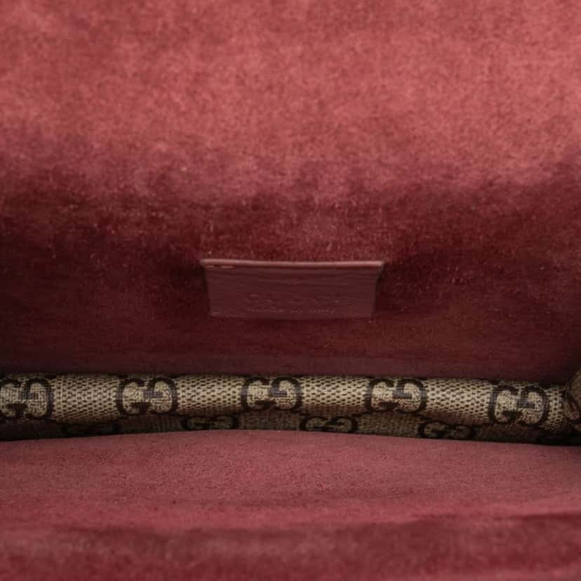 Gucci Small GG Supreme Blooms Dionysus Crossbody Brown Canvas Very good condition - Model View