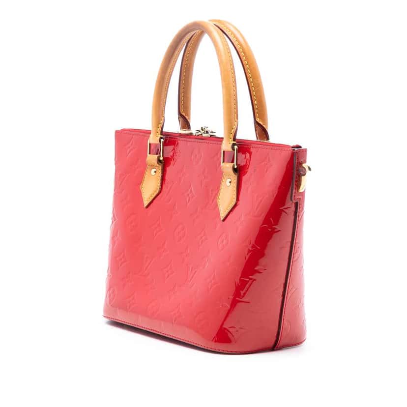 Louis Vuitton Monogram Vernis Montebello PM Red Leather Very good condition - Back View