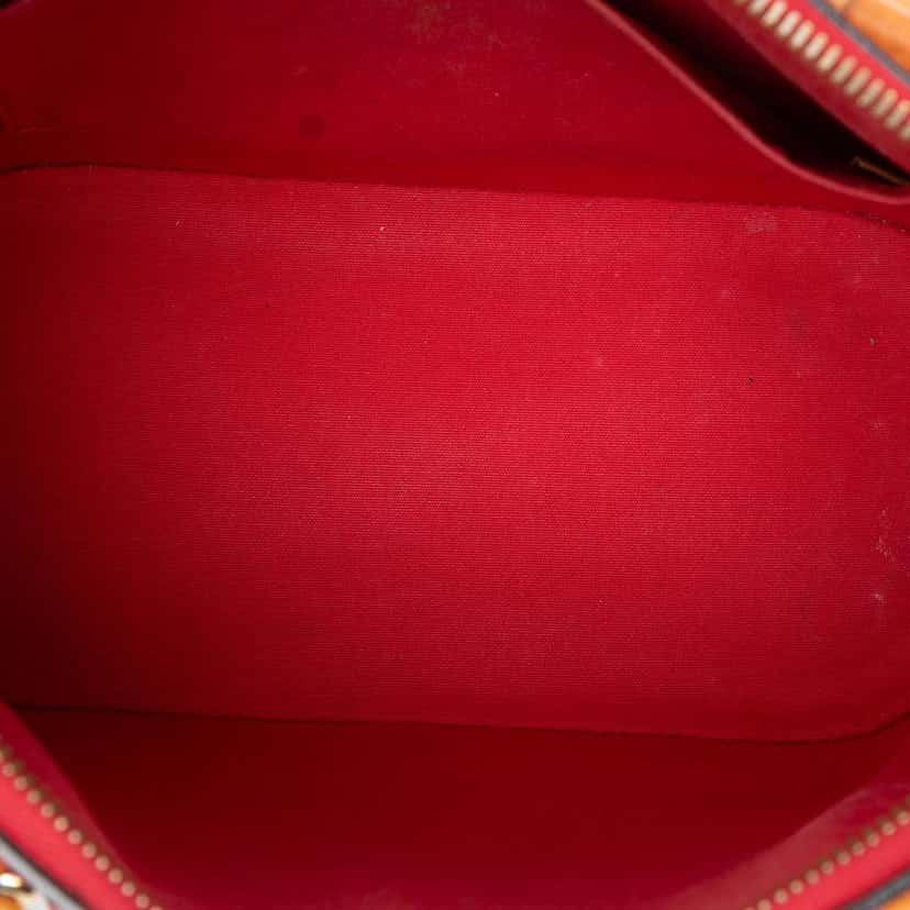 Louis Vuitton Monogram Vernis Montebello PM Red Leather Very good condition - Model View