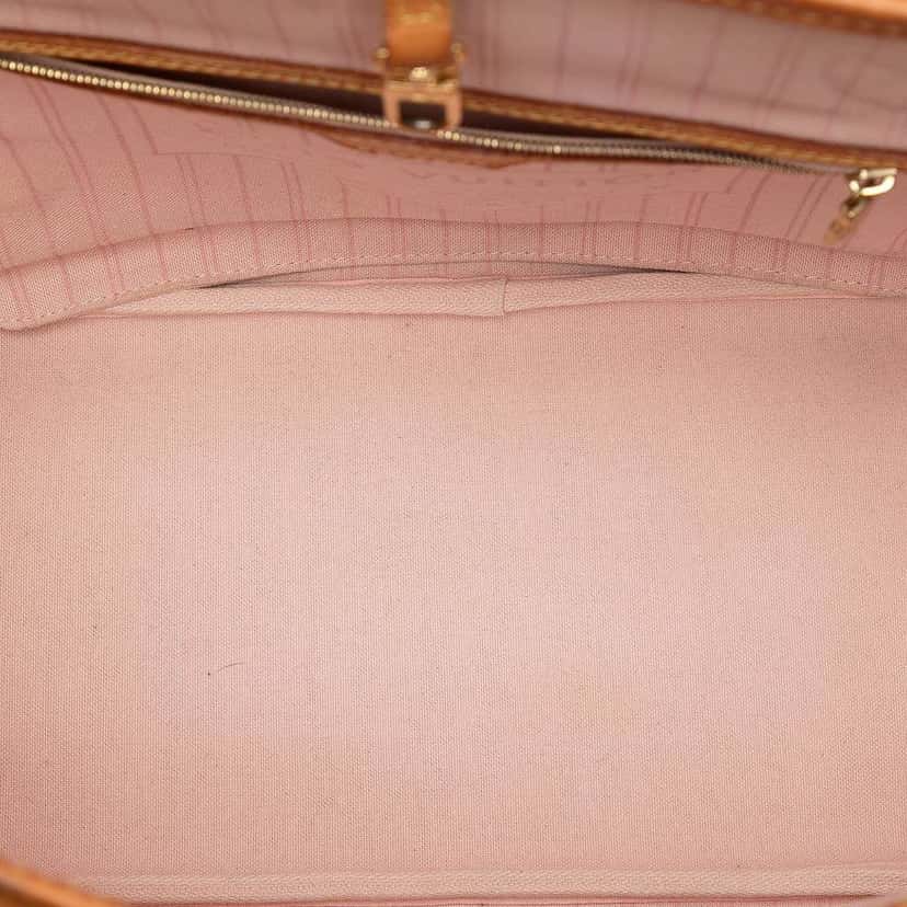 Louis Vuitton Damier Azur Neverfull MM White Good condition - Model View