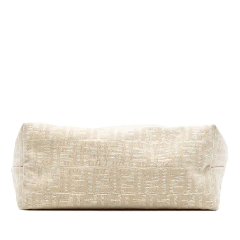 Fendi Medium Zucca Canvas Roll Tote Brown Canvas Very good condition - Inside View