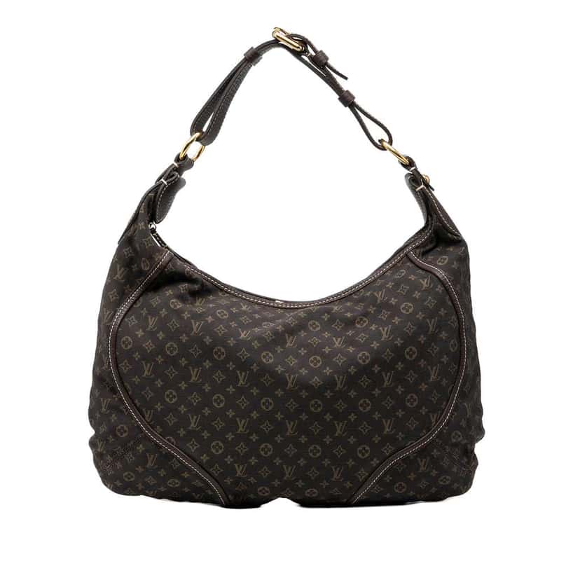 Louis Vuitton Monogram Mini Lin Manon MM Brown Canvas Good condition - Front View