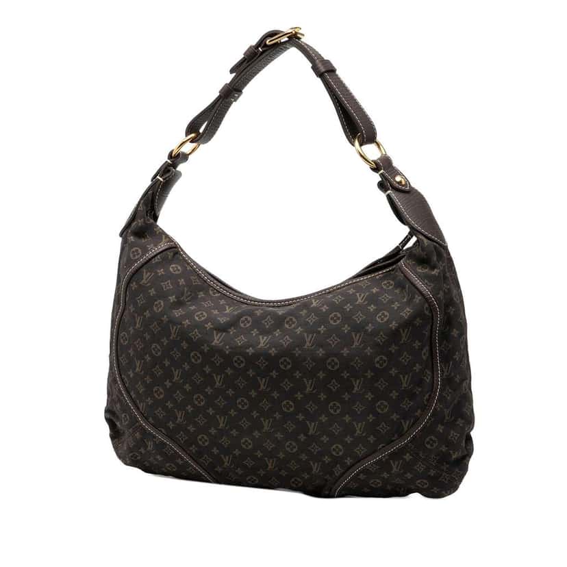 Louis Vuitton Monogram Mini Lin Manon MM Brown Canvas Good condition - Back View