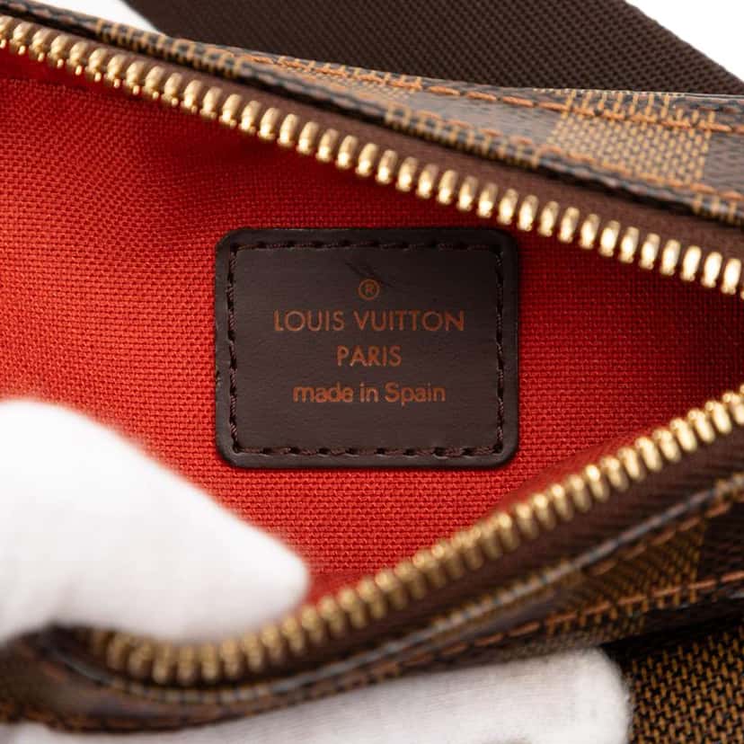 Louis Vuitton Damier Ebene Geronimos Brown Very good condition - Box View