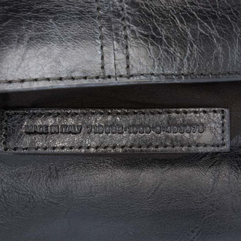 Balenciaga XS Lambskin Motocross Le Cagole Flap Crossbody Black Leather Very good condition - Box View