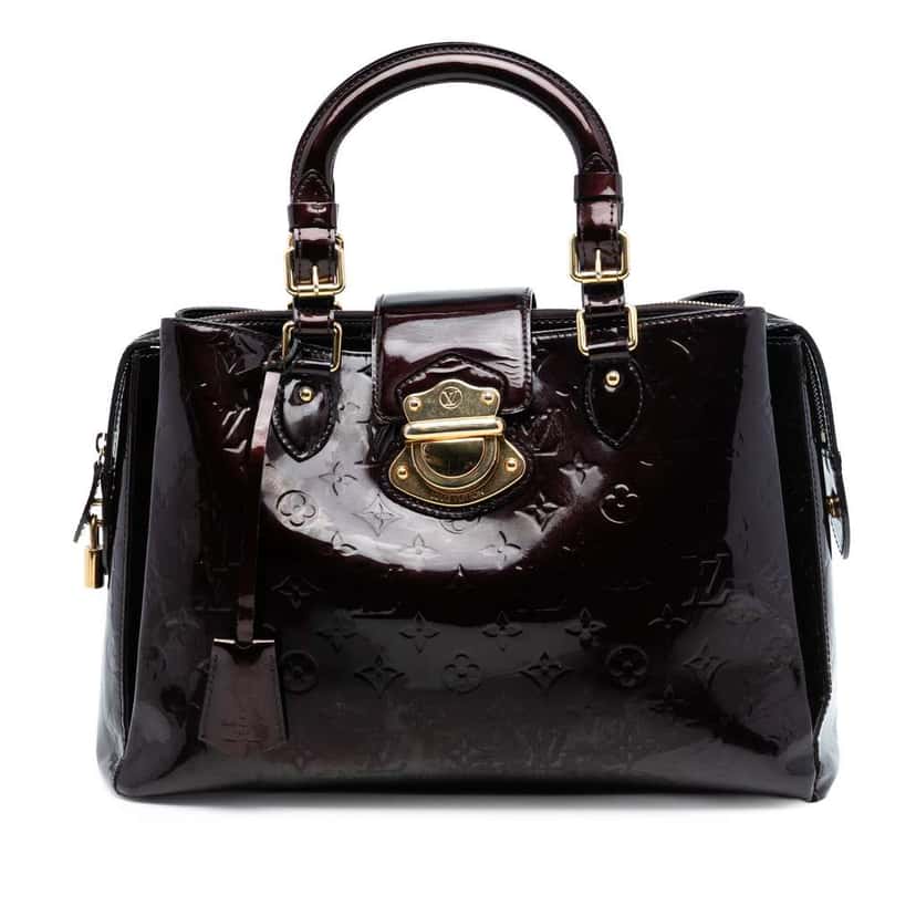Louis Vuitton Monogram Vernis Melrose Avenue Purple Leather Good condition - Front View
