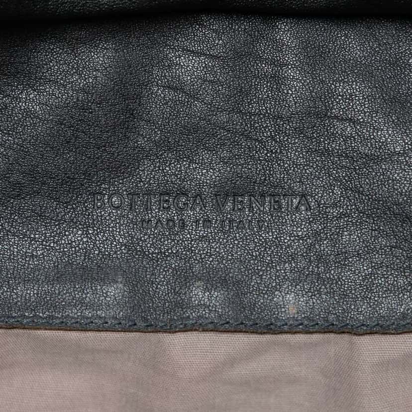 Bottega Veneta Tricolor Nappa Intrecciato Convertible Tote Black Leather Very good condition - Box View
