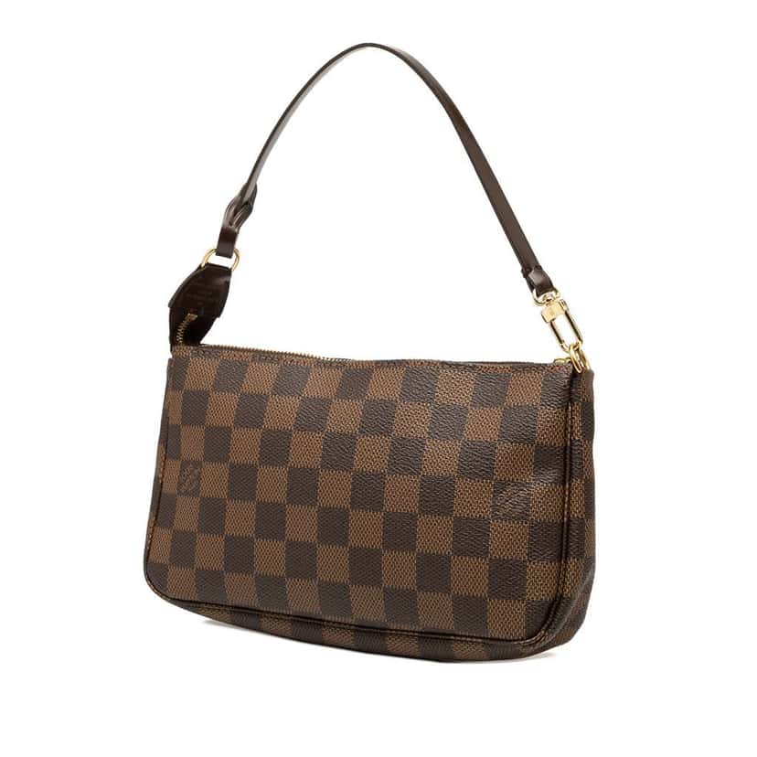 Louis Vuitton Damier Ebene Pochette Accessoires Brown Good condition - Back View