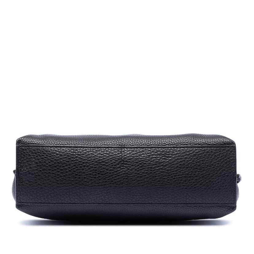 Gucci Small Leather Bamboo Daily Satchel Black Leather Very good condition - Inside View