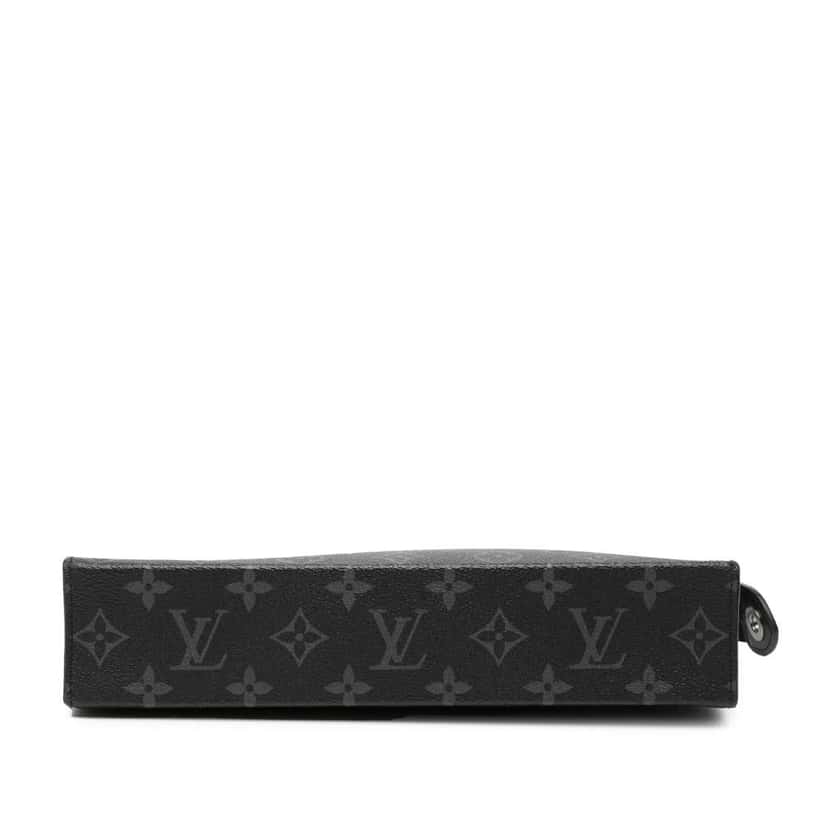 Louis Vuitton Monogram Eclipse Pochette Voyage MM Black Good condition - Inside View