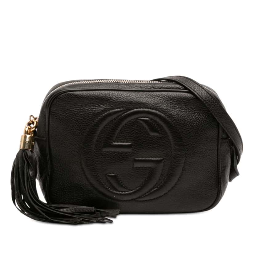 Gucci Leather Soho Disco Crossbody Black Leather Good condition - Front View
