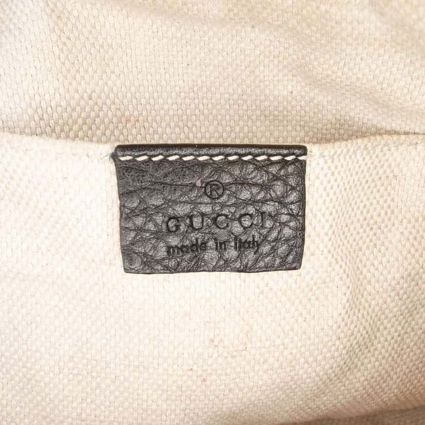 Gucci Leather Soho Disco Crossbody Black Leather Good condition - Box View