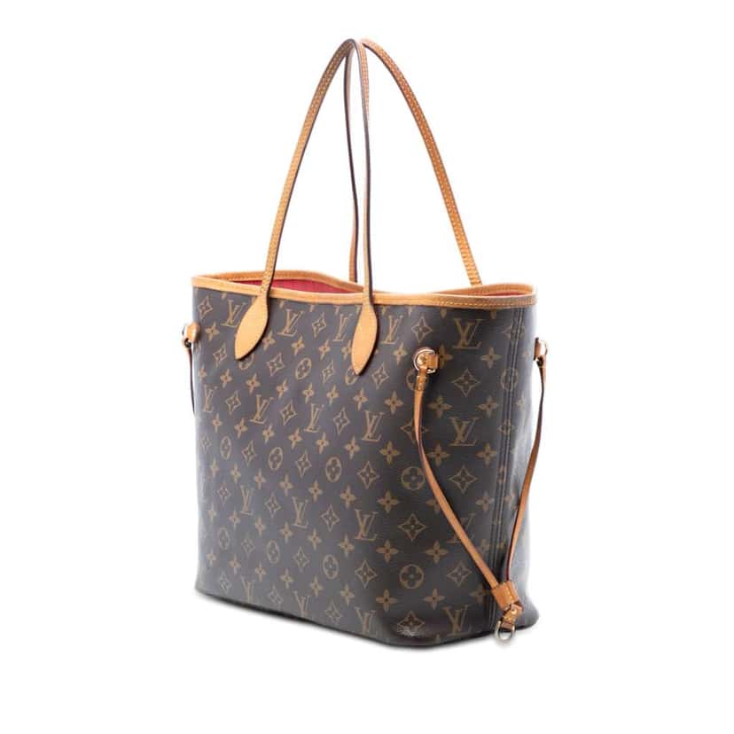 Louis Vuitton Monogram V Neverfull MM Brown Very good condition - Back View