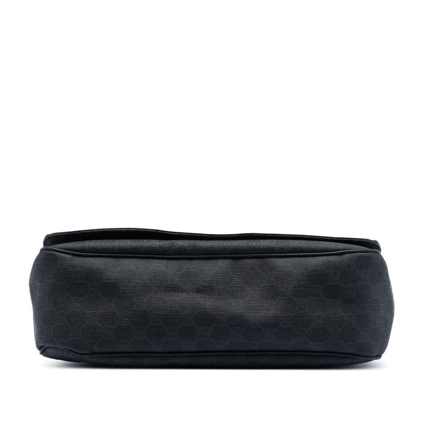 Gucci GG Supreme Messenger Bag Black Canvas Good condition - Inside View